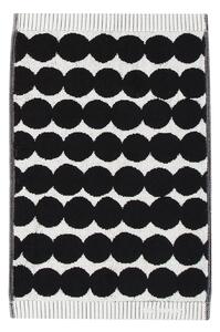 Marimekko - Räsymatto handhandduk 50x70 cm white, black - Handdukar och badlakan - Vit