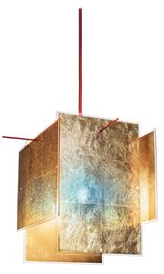 Ingo Maurer - 24 Karat Blue, Gold 230cm - Pendellampor - Axel Schmid - Guld