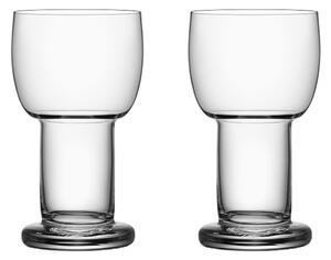Kosta Boda - Picnic Small Glass 32 cl - 2-Pack, 32 cl - Dricksglas - Bertil Vallien - Transparent