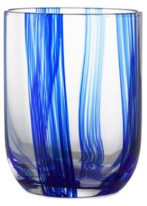 Normann Copenhagen - Stripe Glass, 39 cl - Blue Stripes - Dricksglas - Blå
