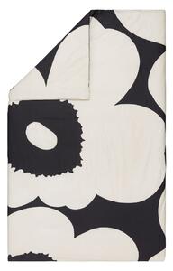 Marimekko - Iso unikko dc 240x220 cm off white, charcoal - Påslakan - Marimekko - Grå