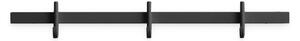 Relief - Hook Rail, Small w41 x d4,7 x h5,2 cm 1-pack 41x5.2x4.7 Grey - Krokar - TAF Studio - Grå