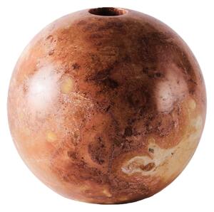 Dusty Deco - Sphere Candle Holder Large Red - Ljusstakar - Edin & Lina Kjellvertz - Röd