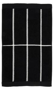 Marimekko - Tiiliskivi gästhandduk 30x50 black, white - Handdukar och badlakan - Svart