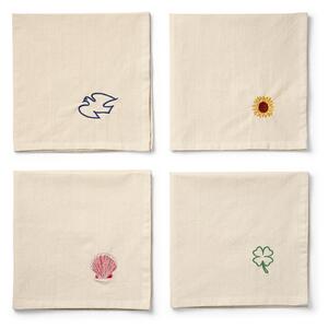 Midnatt - Napkin set Charms - Servetter och tillbehör