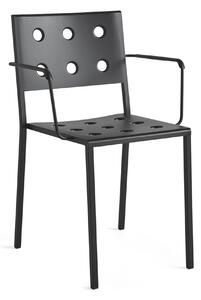 HAY - Balcony Dining Armchair / Anthracite - Matstolar utomhus - Ronan & Erwan Bouroullec - Svart - Metall