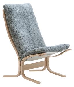 LK Hjelle - Siesta Ovis High Scandinavian Grey - Fåtöljer - Ingmar Relling - Grå - Naturmaterial/Trä/Ull