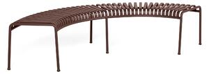 HAY - Palissade Park Bench Set of 2 benches 6 legs Free standing - Iron Red - Trädgårdsbänkar - Ronan & Erwan Bouroullec - Röd - Metall