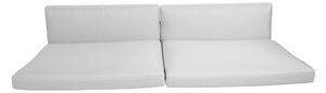 Cane-Line - Connect Dynset 3-Sits Sunbrella Natte - Vit - Dynor och kuddar