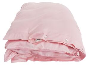 Tekla - Sateen duvet covers solid 150x210cm blushing pink - Rosa