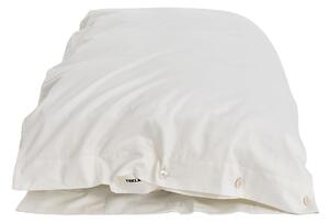 Tekla - Sateen duvet covers solid 150x210cm cloud white - Vit