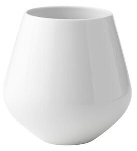 Royal Copenhagen - White Fluted Vas Stor 20,5 cm - Vaser