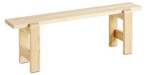 HAY - Weekday Bench 140x23 cm / Water-Based Lacquer pinewood - Trädgårdsbänkar - Hannes & Fritz - Träfärgad - Trä