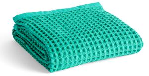 HAY - Waffle Bath Towel W70 X L140 - Emerald Green - Handdukar och badlakan - Grön
