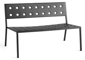 HAY - Balcony Lounge Bench / Anthracite - Trädgårdsbänkar - Ronan & Erwan Bouroullec - Svart - Metall
