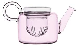 Ichendorf Milano - Piuma Small Teapot Pink - 60 cl - Tekannor - Marco Sironi - Glas