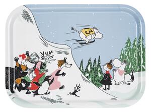 Moomin Arabia - Mumin Bricka 27 x 20 cm Backhoppning - Serveringsbrickor - Tove Jansson - Porslin