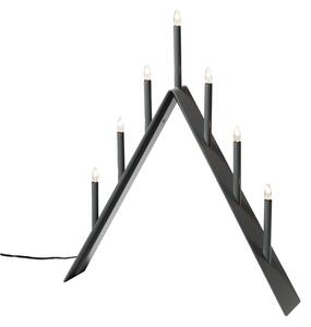 SMD Design - Spica 7 Adventsljusstake Antracitgrå - Stina Sandwall - Röd