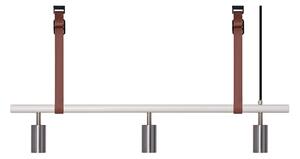 Rubn - Long John 3 White/Steel / Brown Leather - Takkronor - Niclas Hoflin - Silver,Vit
