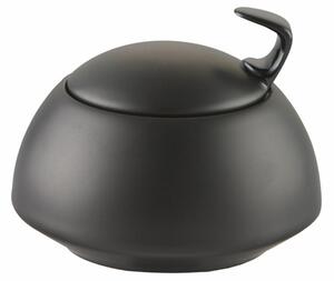 Rosenthal - TAC Gropius, Black, Sockerskål 6 pers. - Serveringsskålar - Walter Gropius - Porslin