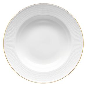 Rörstrand - Swedish Grace Gala Tallrik Djup 25 cm - Djupa tallrikar - Louise Adelborg - Vit