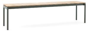 &Tradition - Ville Bench AV28 Bronze Green - Trädgårdsbänkar - Anderssen & Voll - Grön - Metall/Trä