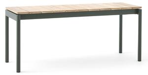 &Tradition - Ville Bench AV27, Small, 110x40 cm, Bronze Green - Trädgårdsbänkar - Anderssen & Voll - Grön - Metall/Trä