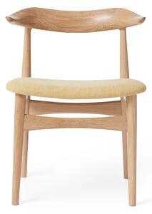 Warm Nordic - Cow Horn Hallingdal 407, Oak - Matstolar - Knud Færch - Träfärgad - Trä/Textilmaterial/Skum