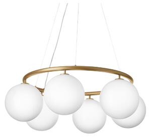 Nuura - Miira Circular 6 Brass/Opal - Takkronor - Sofie Refer - Guld