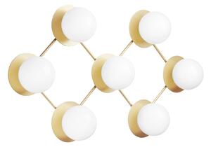 Nuura - Liila 7 Nordic gold/Opal White - Vägglampor - Sofie Refer - Guld