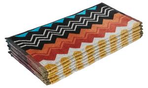Missoni Home - Giacomo Face Towel 6-pack 30 x 30 cm, 100 Multicoloured - Handdukar och badlakan - Flerfärgad