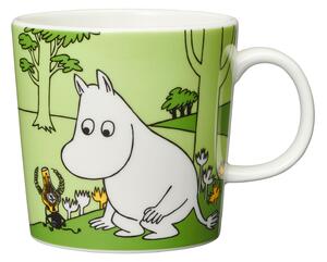 Moomin Arabia - Mumin Mugg 30 cl Mumintrollet Gräsgrön - Kaffekoppar - Tove Jansson - Grön