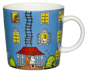 Moomin Arabia - Mumin Mugg 30 cl Muminhus Blå - Kaffekoppar - Tove Jansson - Blå