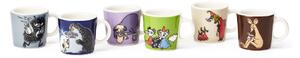 Moomin Arabia - Mumin Minimugg Set 6 st Andra Klassiker - Muggar - Tove Jansson