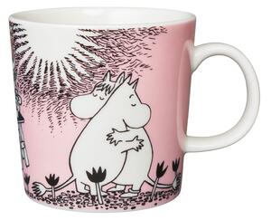 Moomin Arabia - Mumin Mugg 30 cl Kärlek Rosa - Kaffekoppar - Tove Jansson - Rosa