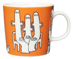 Moomin Arabia - Mumin Mugg 30 cl Hattifnattar Orange - Kaffekoppar - Tove Jansson - Orange