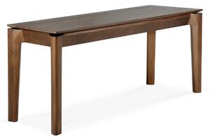 Ethnicraft - Bok Bench - Varnished Teak - Brown 126 x 35 x 46 - Pallar - Alain Van Havre - Träfärgad - Trä