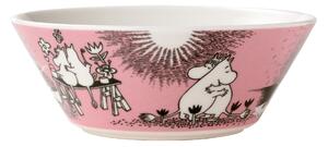 Moomin Arabia - Mumin Skål 15 cm Kärlek Rosa - Serveringsskålar - Tove Jansson - Porslin