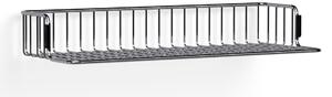 HAY - Pier System Wire Shelf - Chromed Steel - Hyllor & Hyllsystem - Silver - Metall