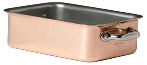 Mauviel - Mini Roasting Pan Copper/Steel - 14 x 10 cm - Ugnsformar - Silver,Koppar