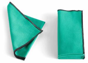 HAY - Outline Napkins Set Of 4 - Verdigris Green - Servetter och tillbehör
