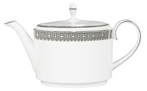 Wedgwood - Vera Wang Lace Platinum Teapot - Tekannor - Vera Wang - Naturmaterial