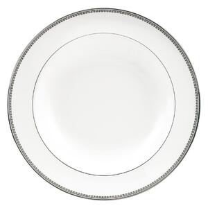 Wedgwood - Vera Wang Lace Platinum Soup Plate - Soppskålar - Vera Wang - Silver,Vit
