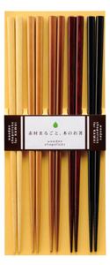 Kawai - Kawai Natural Wood Chopsticks - Set of 5 - Övriga bestick