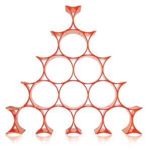 Kartell - Infinity Bottle Holder - Orange - Pack of 16 pieces - Ishinkar och vinkylare - Ron Arad