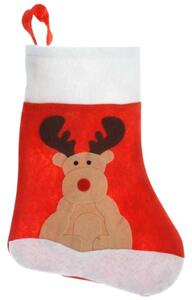 Holly Jolly Christmas Julstrumpa med ren - 35cm