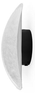 New Works - Tense Wall Lamp Black Base With White Tyvek - Vägglampor - Panter & Tourron - Svart,Vit