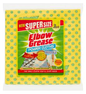 Elbow Grease Super Size Power Cloths - 3 st