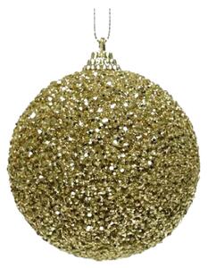 Decoris Julgranskula i guld med glitter
