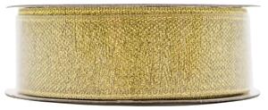 Decoris Guld Dekorativt band m. Glitter
